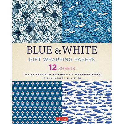 Japanese Kimono Gift Wrapping Papers: 12 Sheets of High-Quality 18 X 24 Inch Wrapping Paper